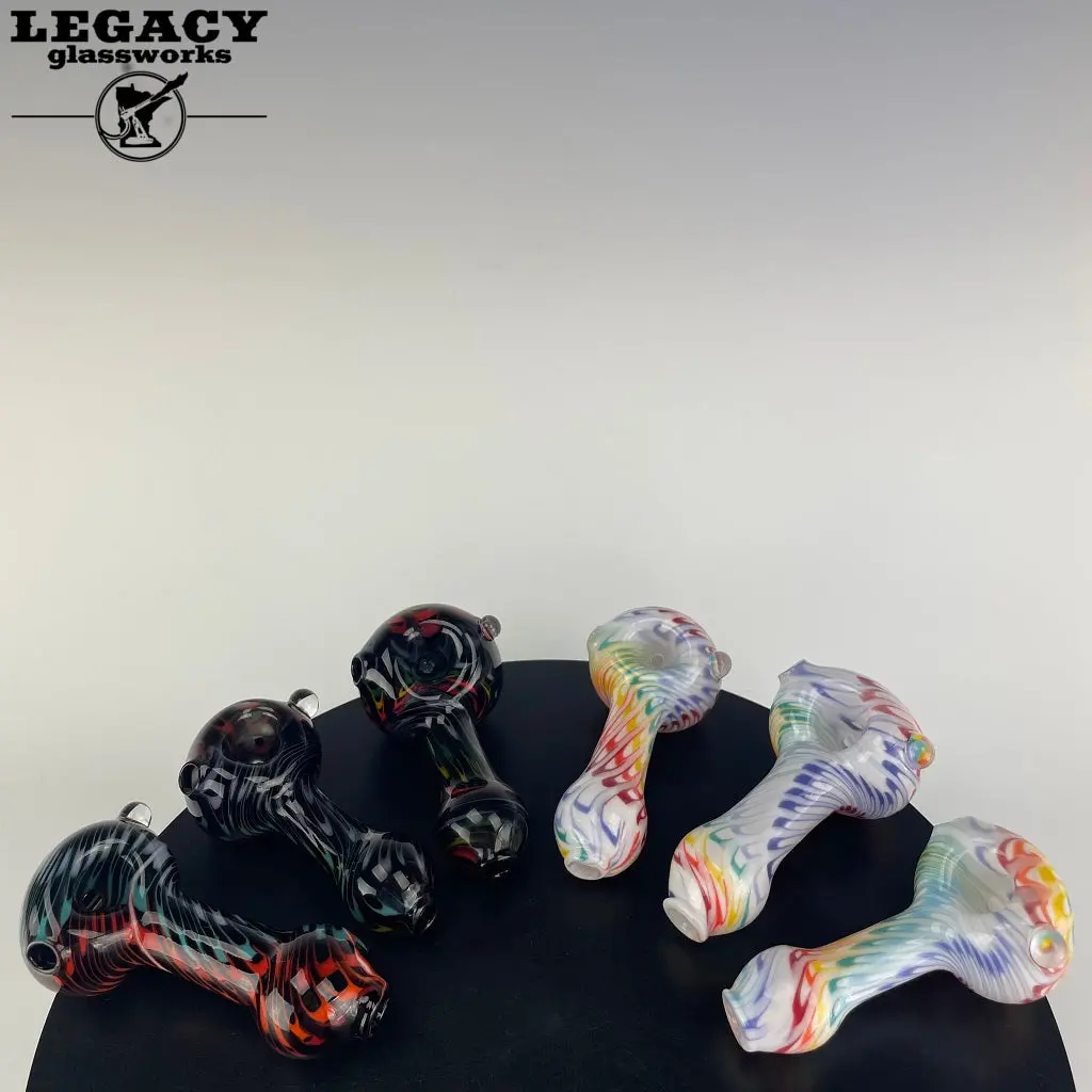 Hot Mess Glass Rainbow Wrapped Spoons 1