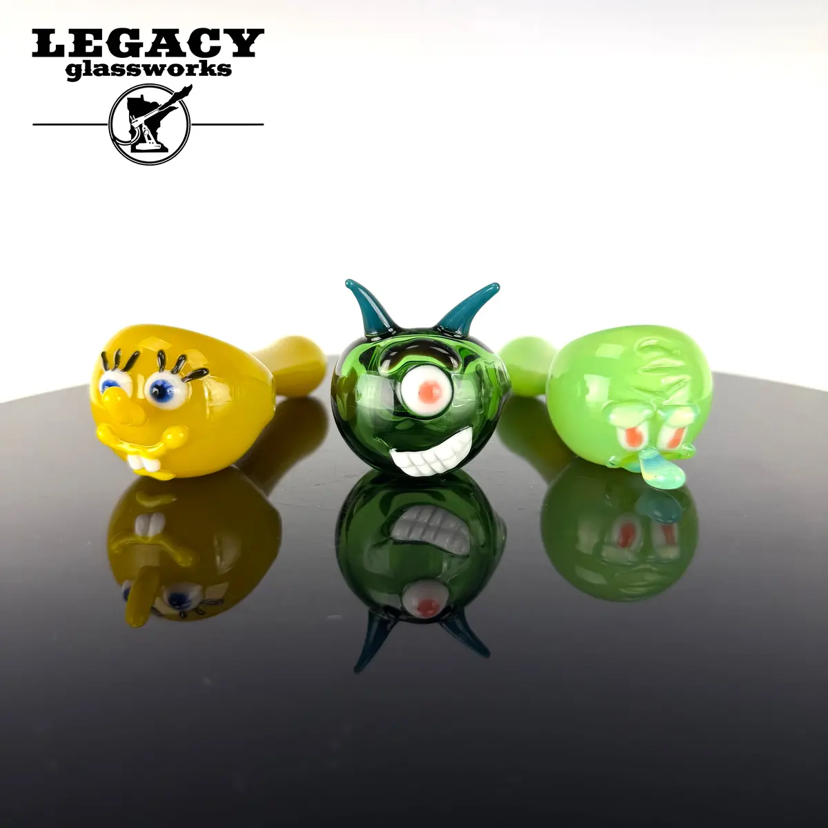 Garner Glass Bikini Bottom Character Spoons 1