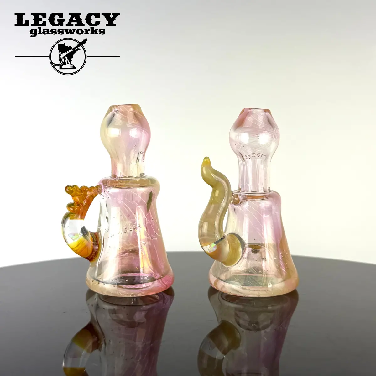 Garner Glass Fume + Opal Chillums 1
