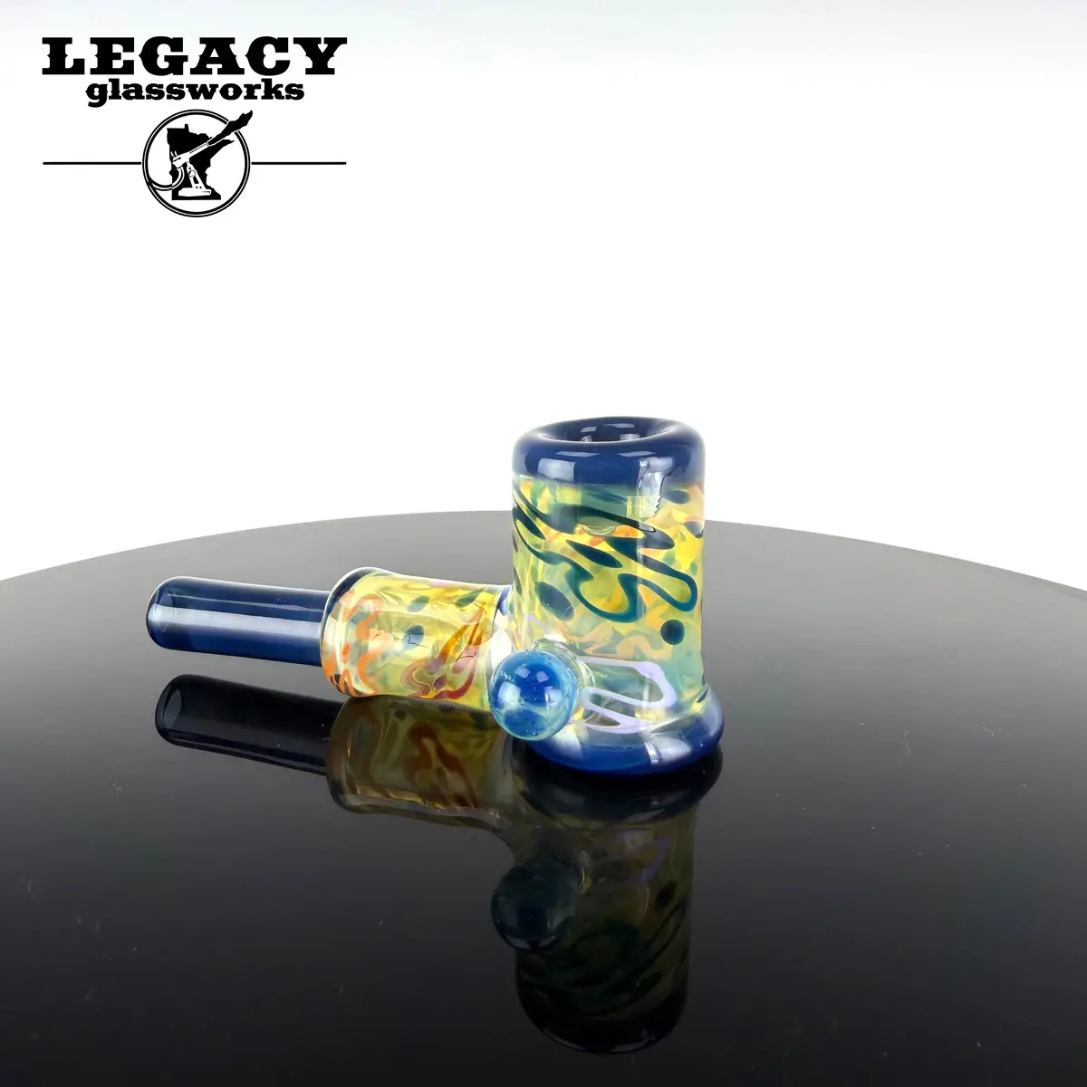 Garner Glass Bikini Bottom Tech Poker Pipe 1