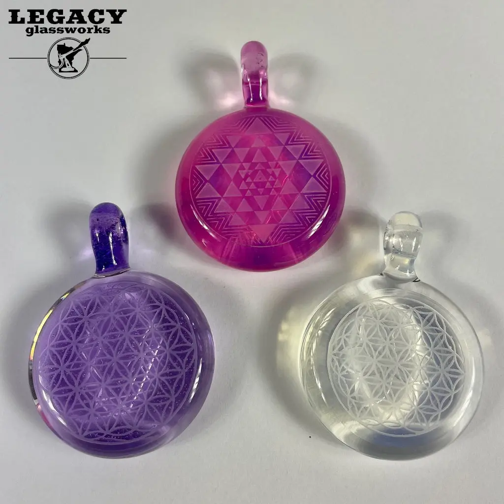 Kage Glass Geometric Pendants 1
