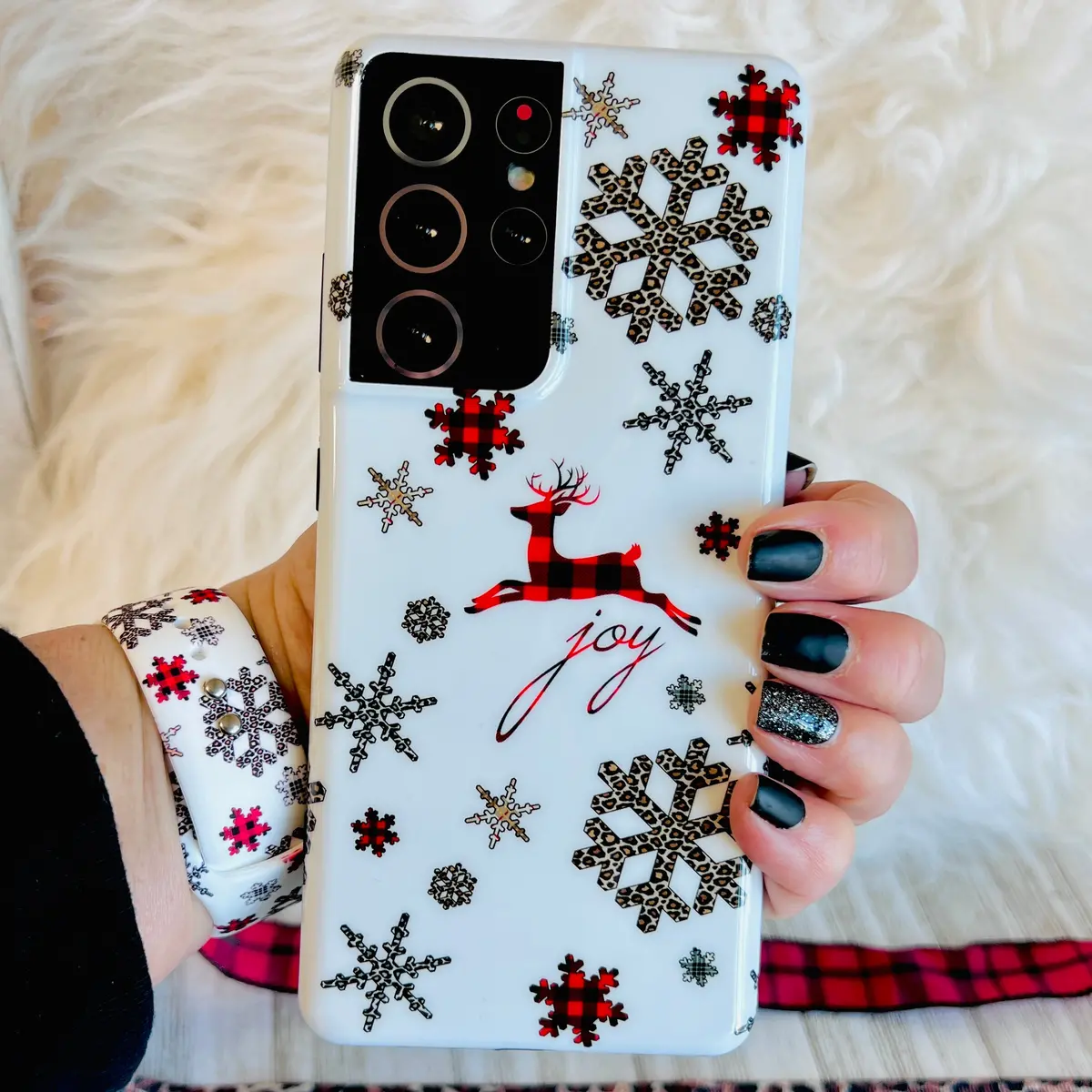 Deer Joy White Cell Phone Case For Samsung Galaxy 1