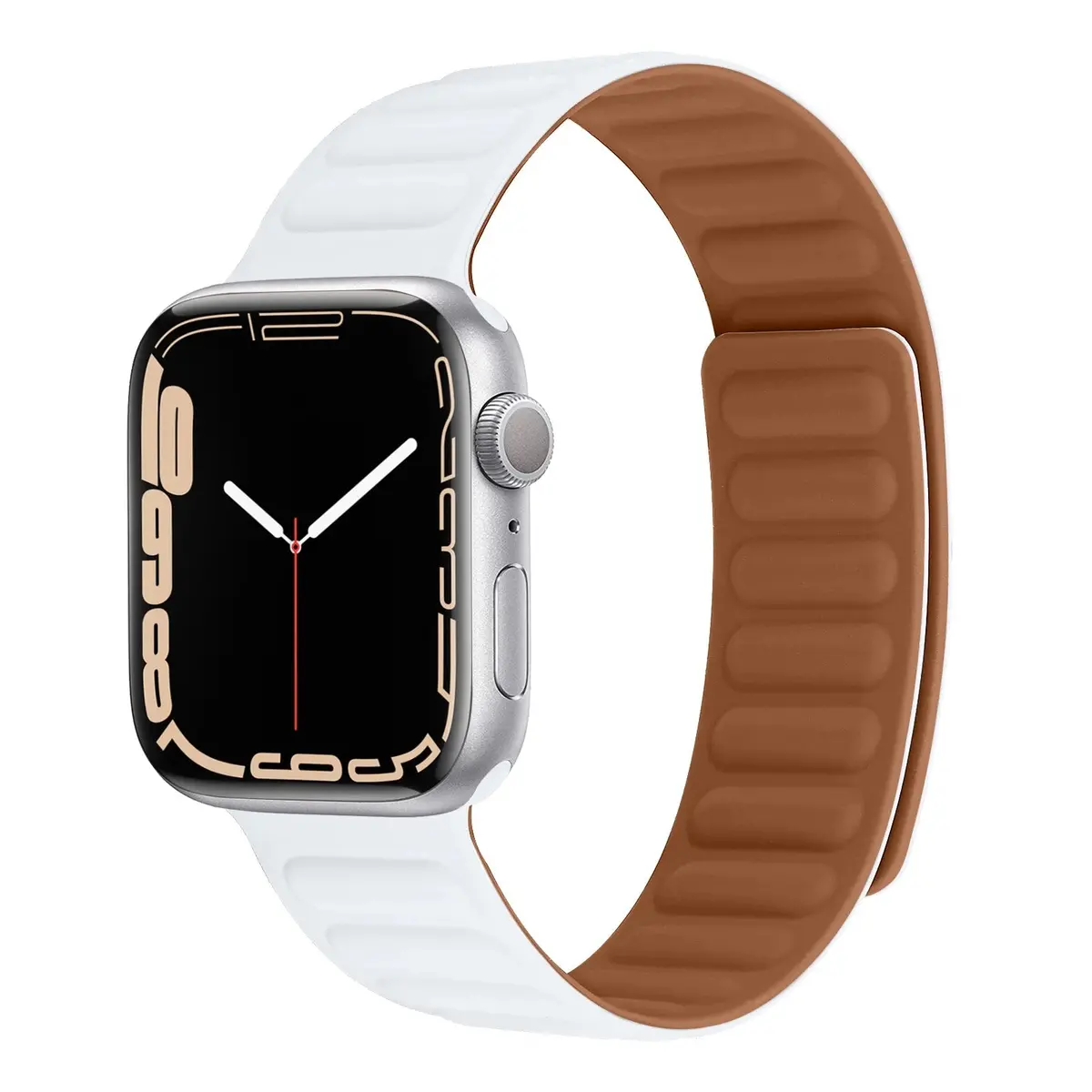 Magnetic Leather Link Band For Apple Watch Multiple Colors Available 6