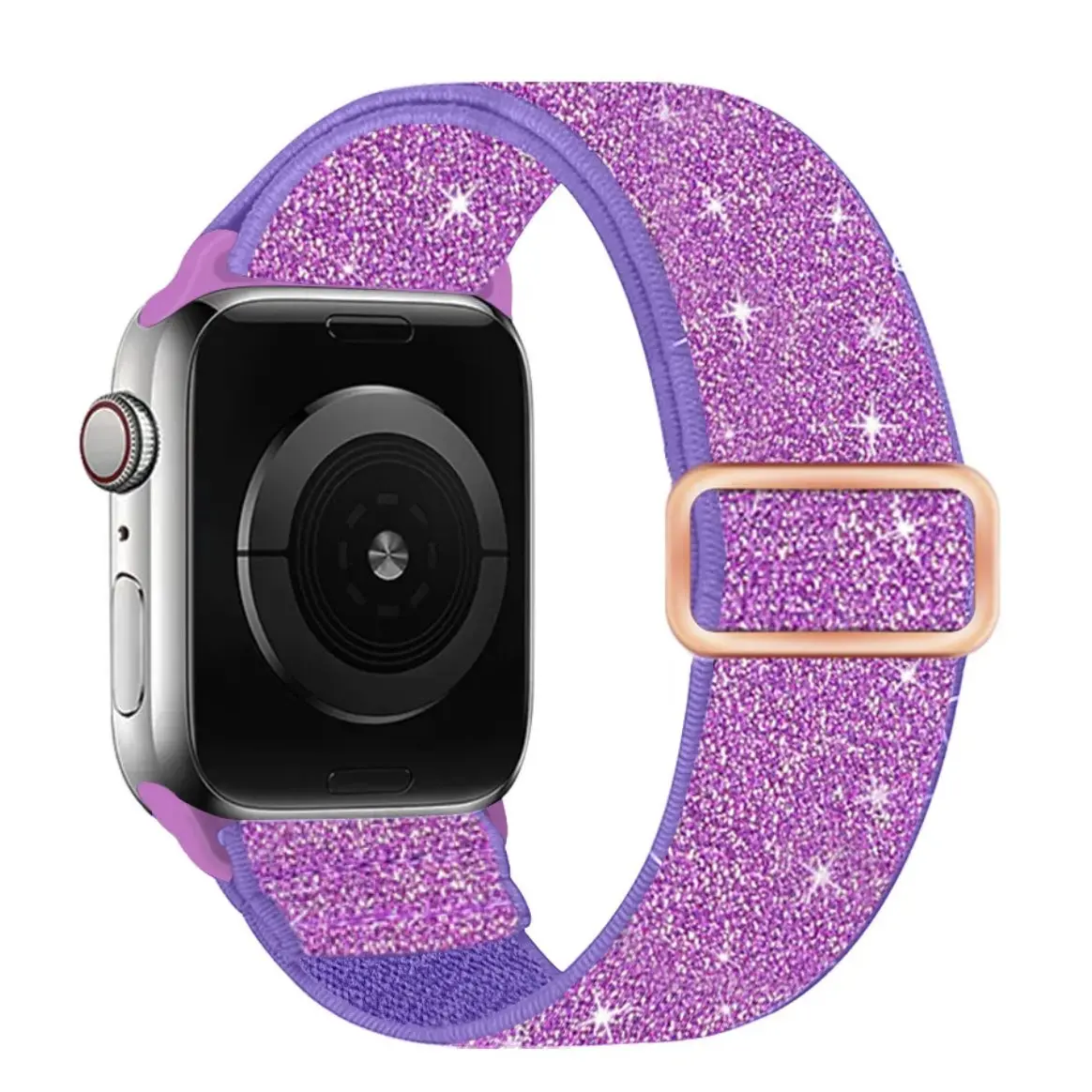 Glimmerglitz Stretchy Nylon Elastic Loop Band For Apple Watch Multiple Colors Available 3