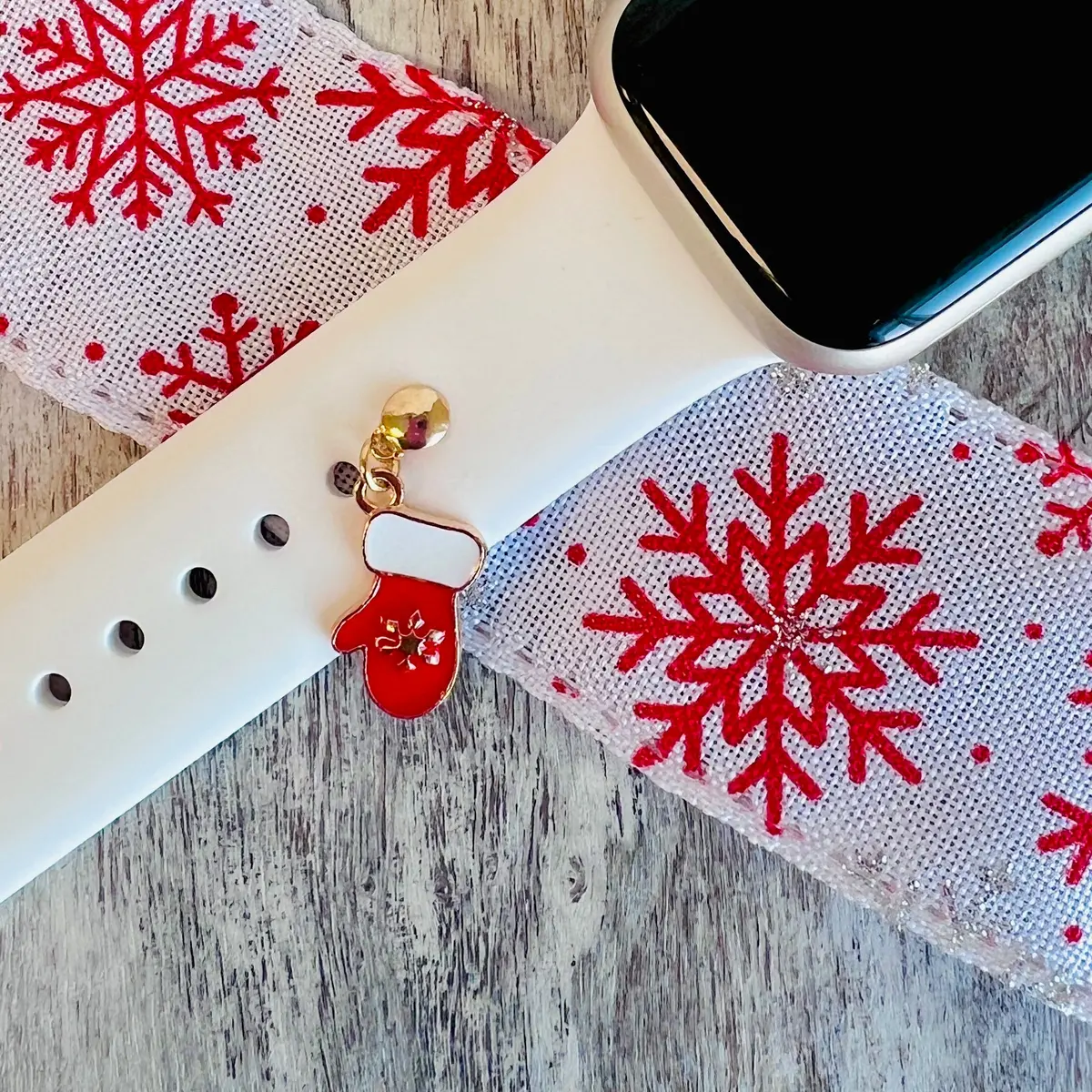 Band Charms 1Pc. Santa's Mitten 1