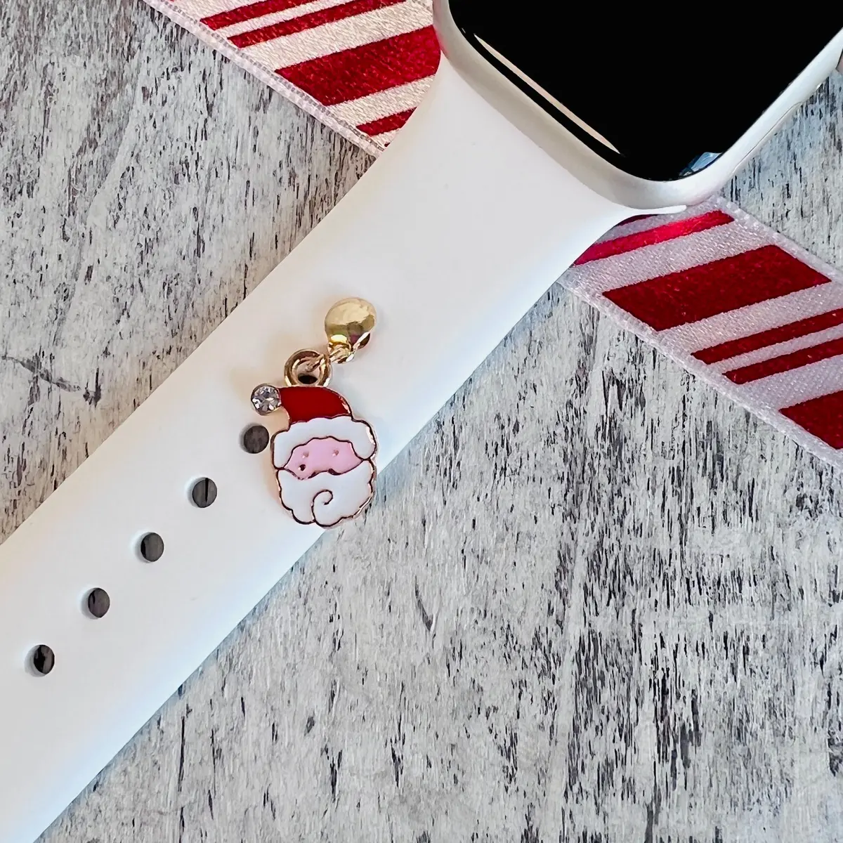 Band Charms 1Pc. Bling Santa 1