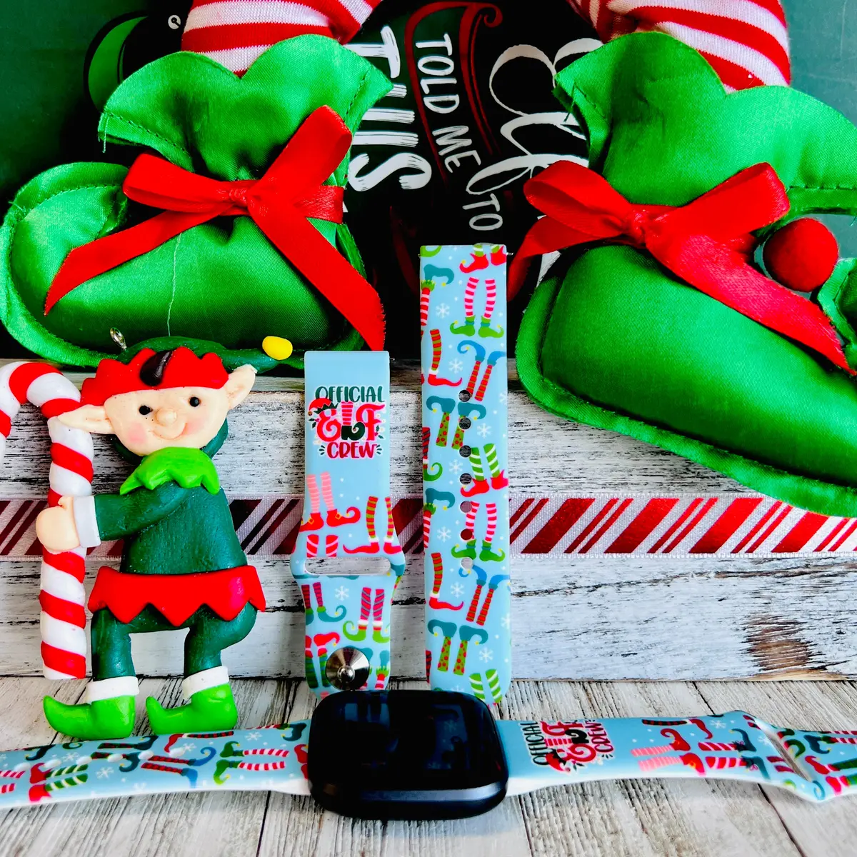What The Elf Print Silicone Band For Fitbit Versa 1/2 1