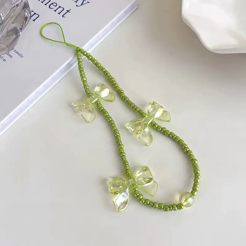 Sage Bow Sweetie Fancy Phone Charm 1