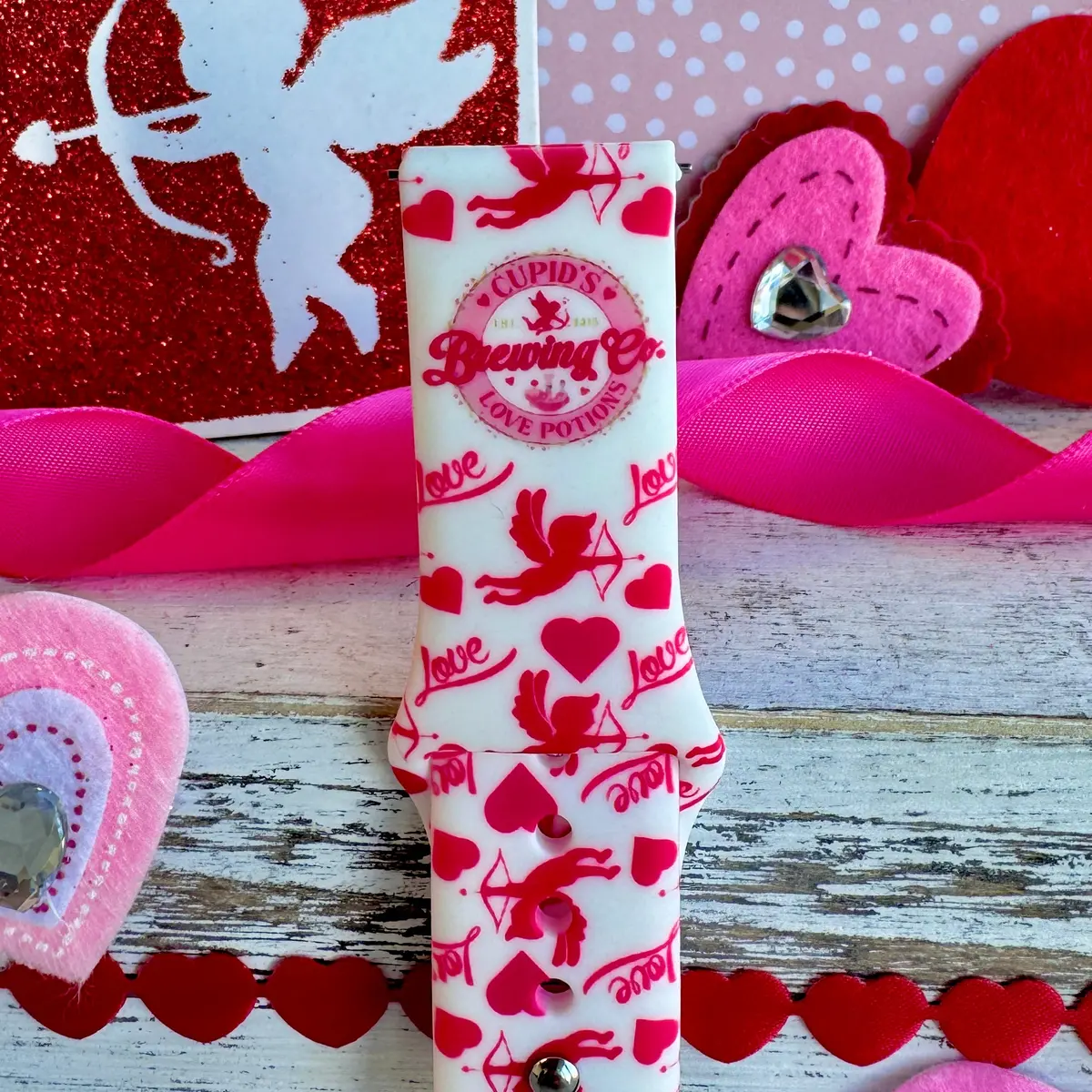 Cupid's Love Potion Print Silicone Band For Samsung Watch 4