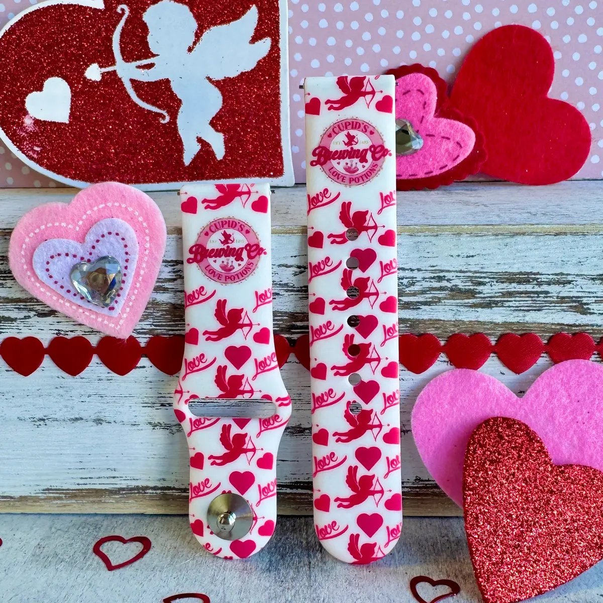 Cupid's Love Potion Print Silicone Band For Samsung Watch 1