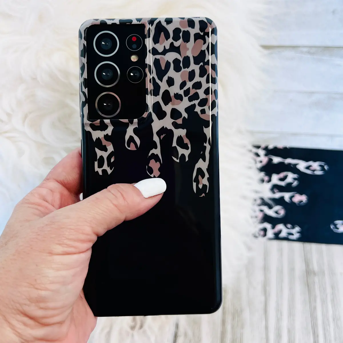 Leopard Drip Cell Phone Case For Samsung Galaxy 1