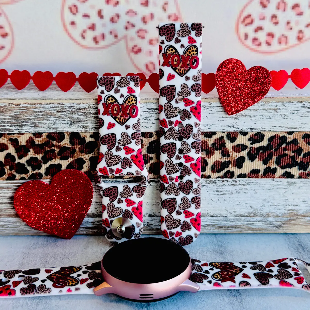 Wild At Heart Print Silicone Band For Samsung Watch 1