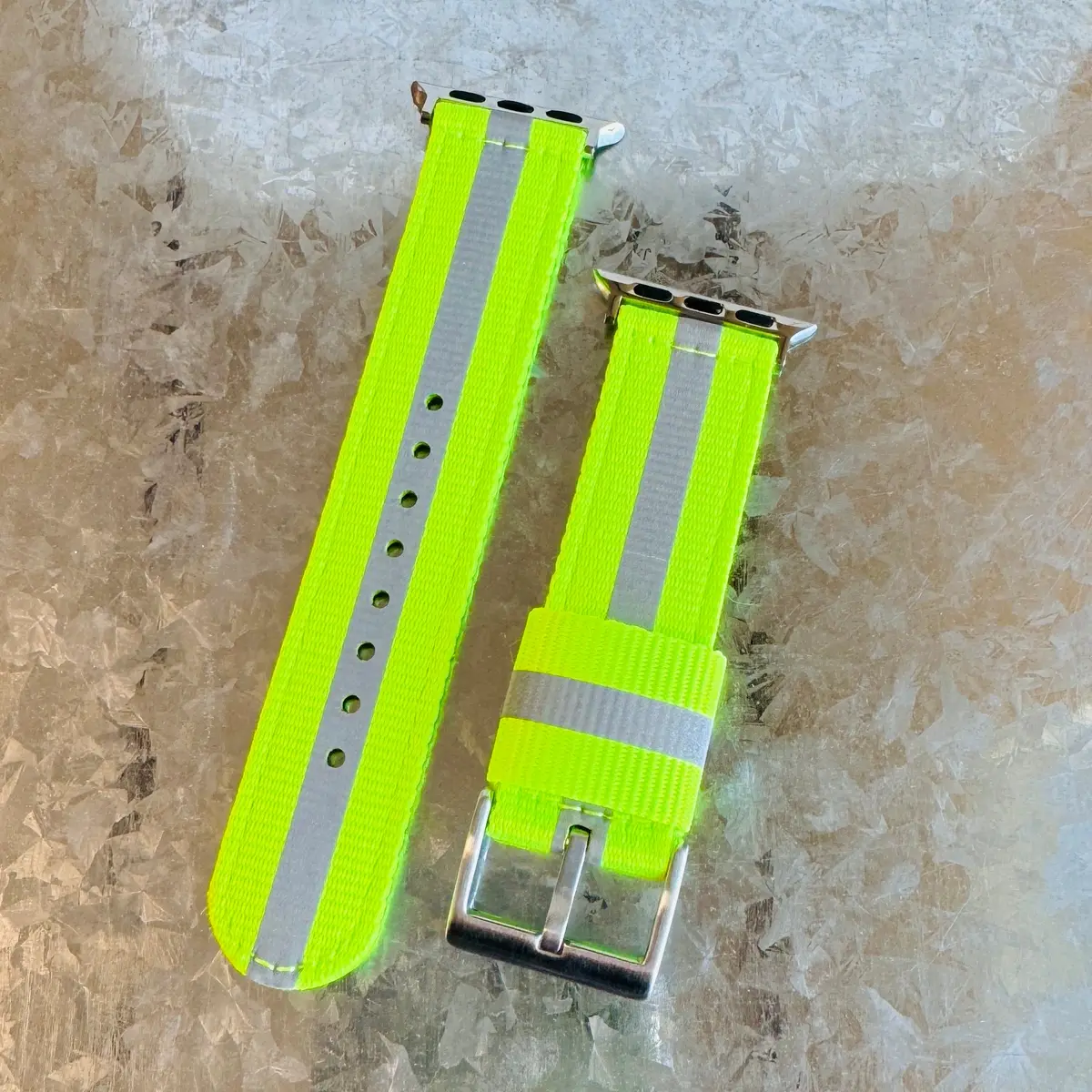 Reflective Braided Nylon Sports Band For Apple Watch Multiple Colors Available 8