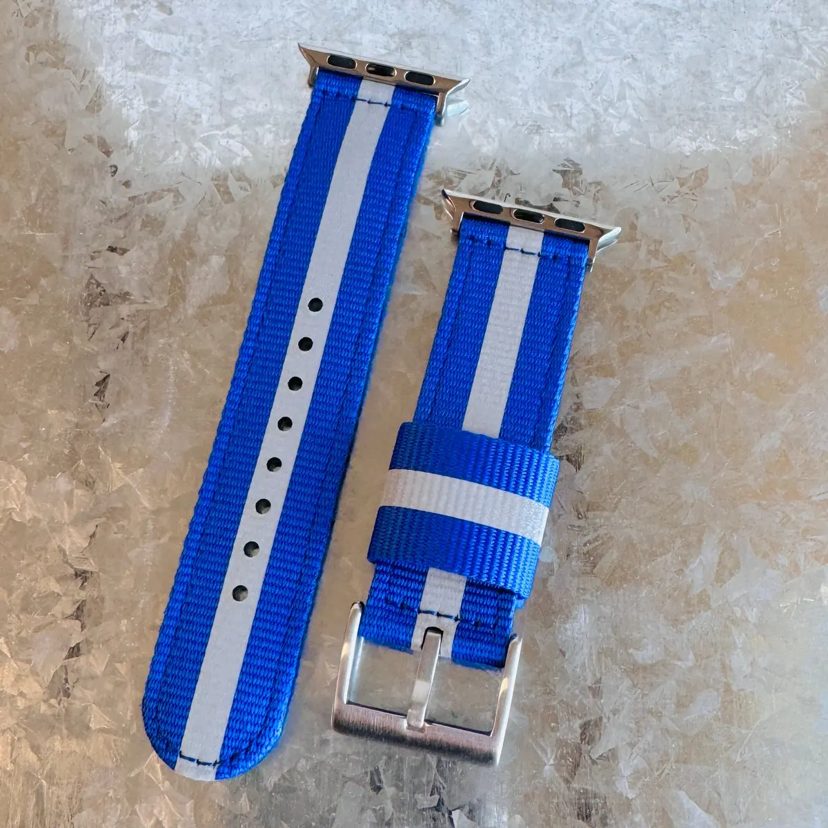 Reflective Braided Nylon Sports Band For Apple Watch Multiple Colors Available 10