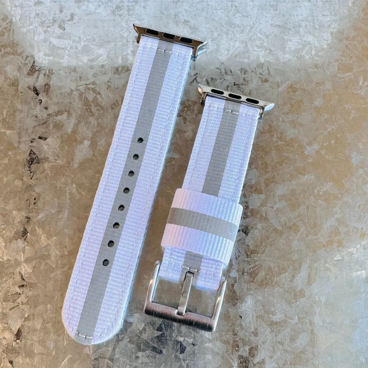 Reflective Braided Nylon Sports Band For Apple Watch Multiple Colors Available 11