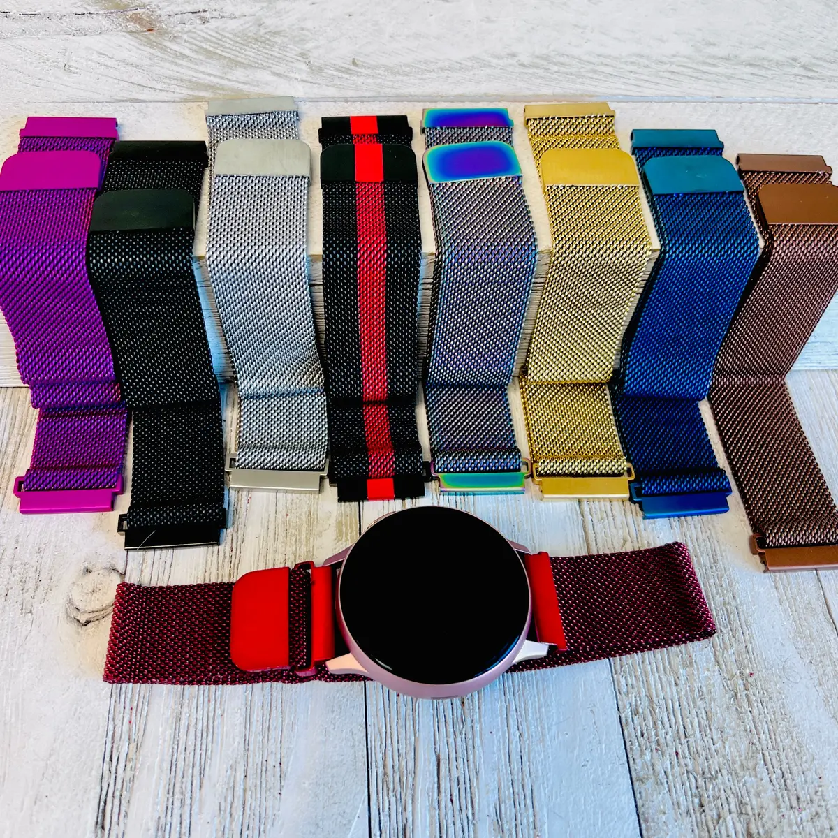 Milanese Loop Band For Samsung Watch Multiple Prints Available 1