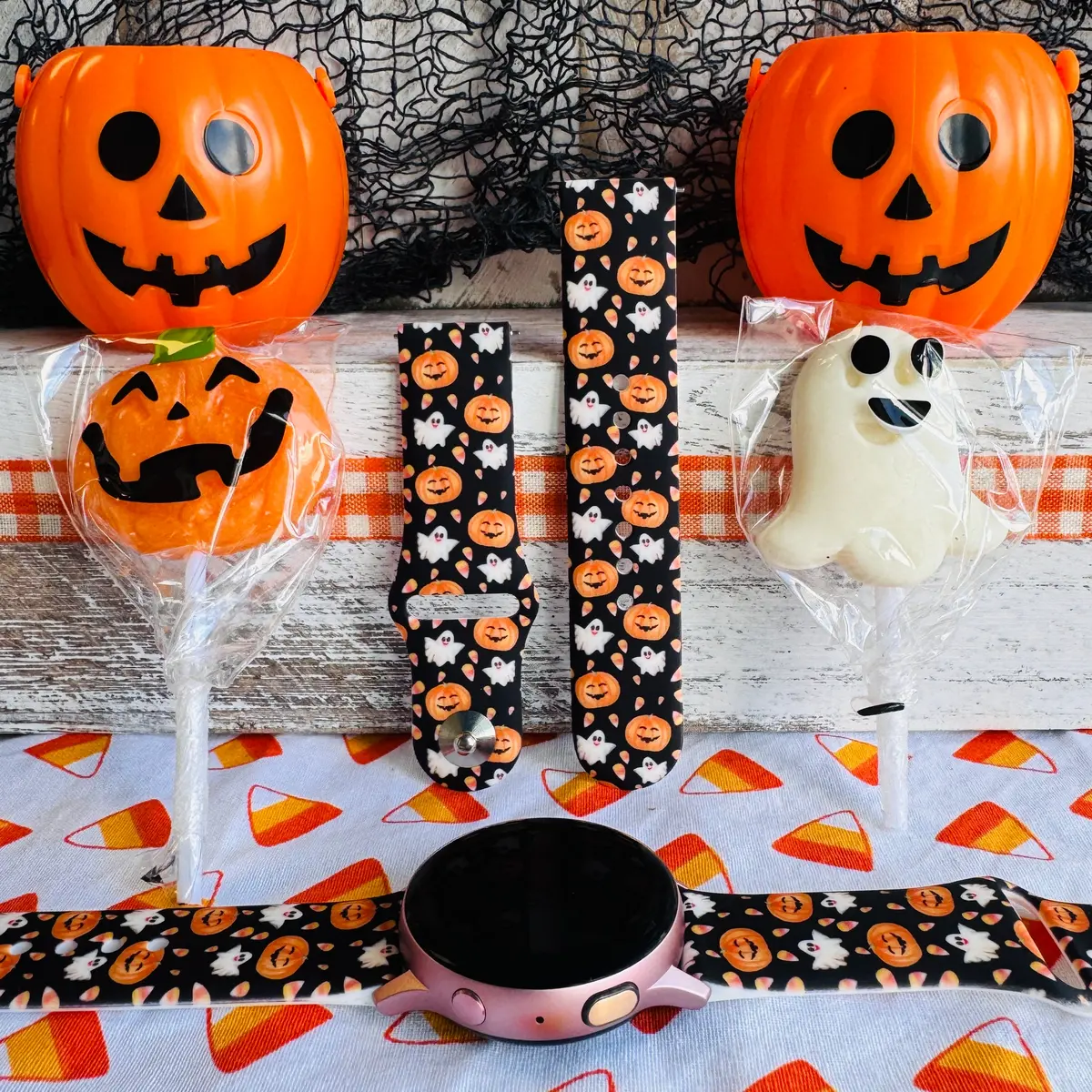 Sweet & Spooky Print Silicone Band For Samsung Watch 1