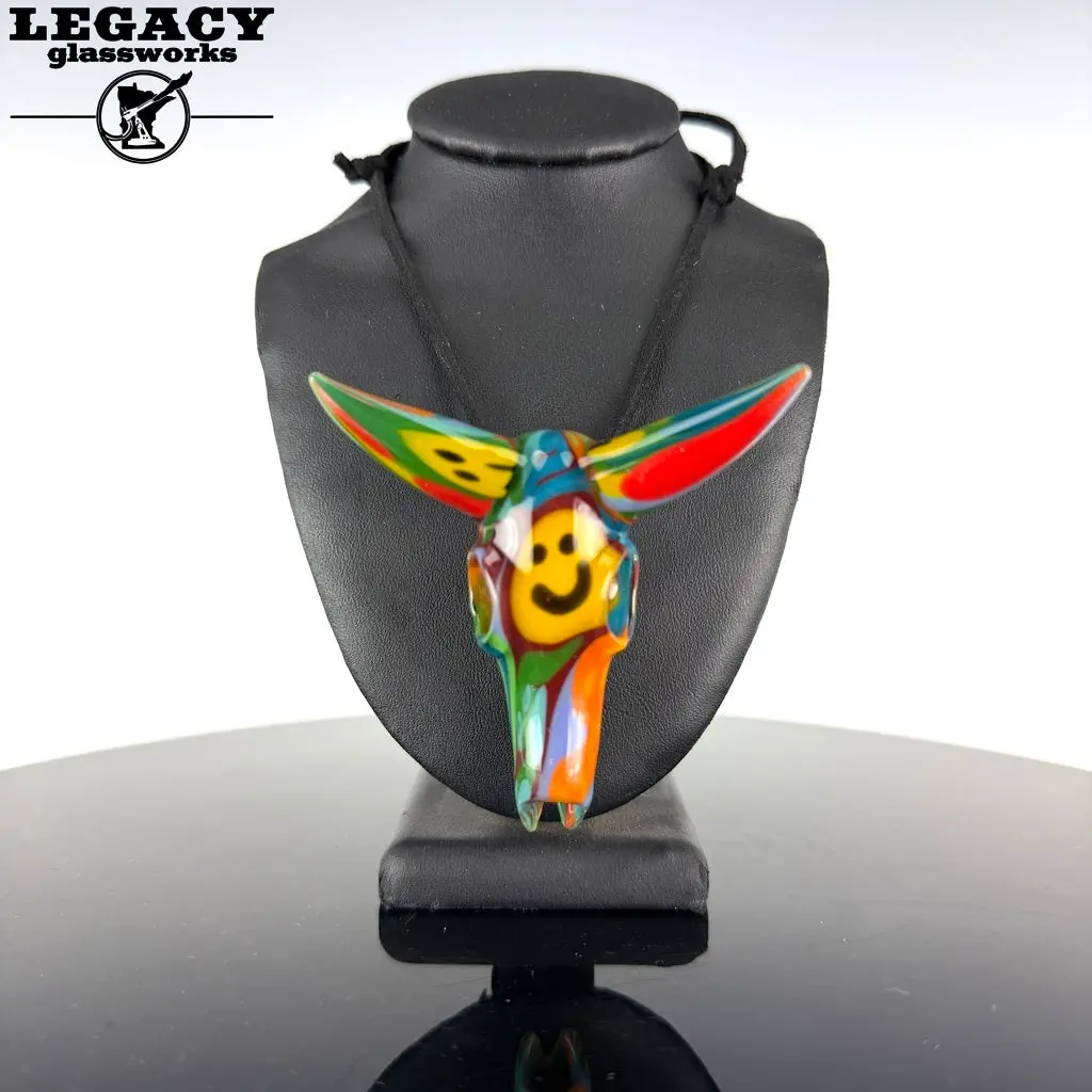 Ty Leeman X Burtoni Bull Skull Pendant 1