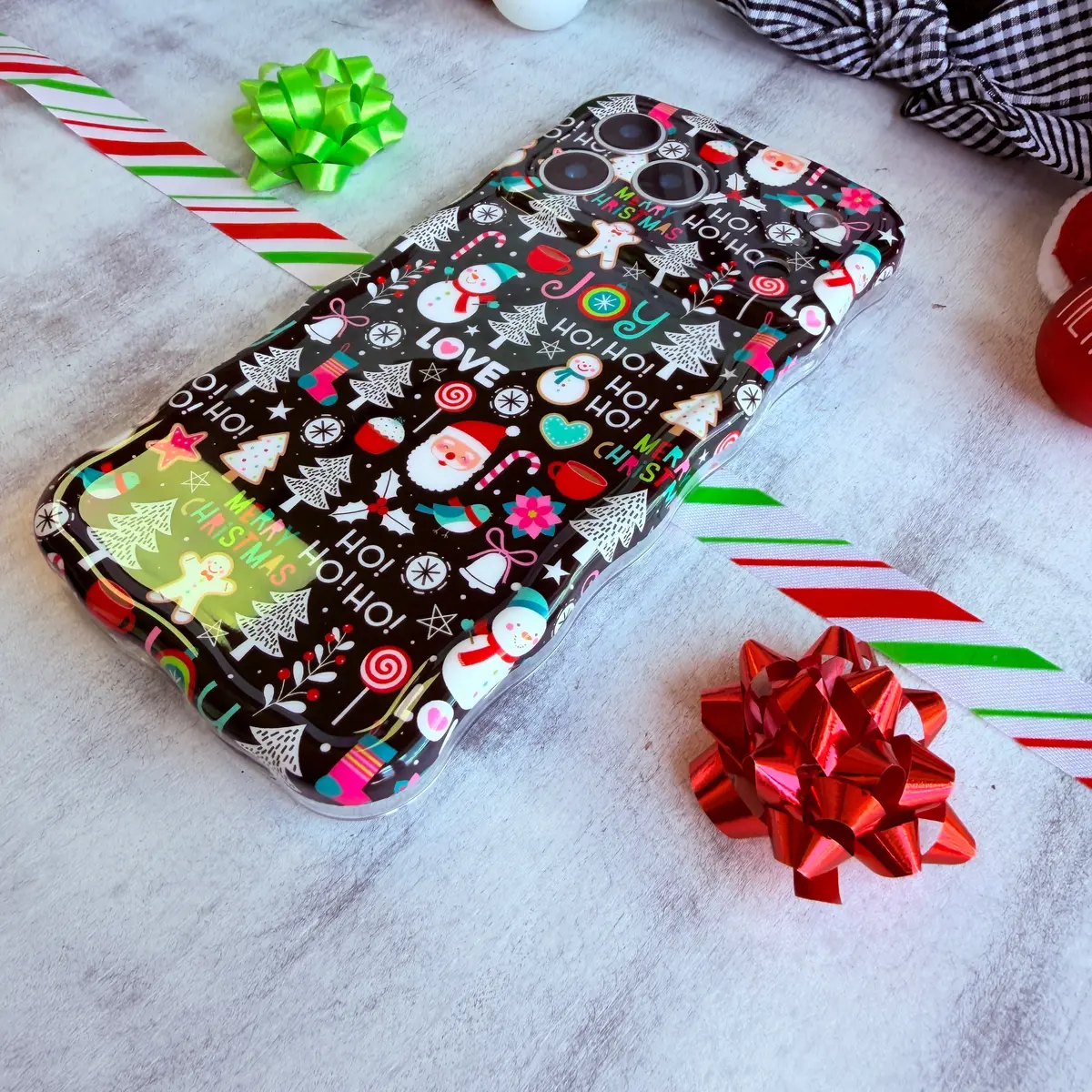 Jolly Wrist-Mas Wavy Luxe Magsafe Case For Iphone 5