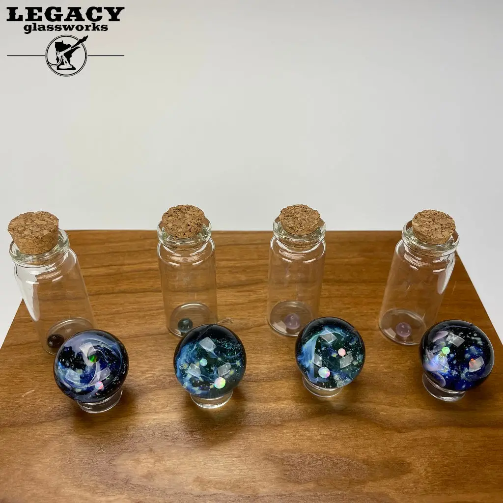 Grateful Dad "Zingers" Uv Cold Worked Spinner Marble Set 1