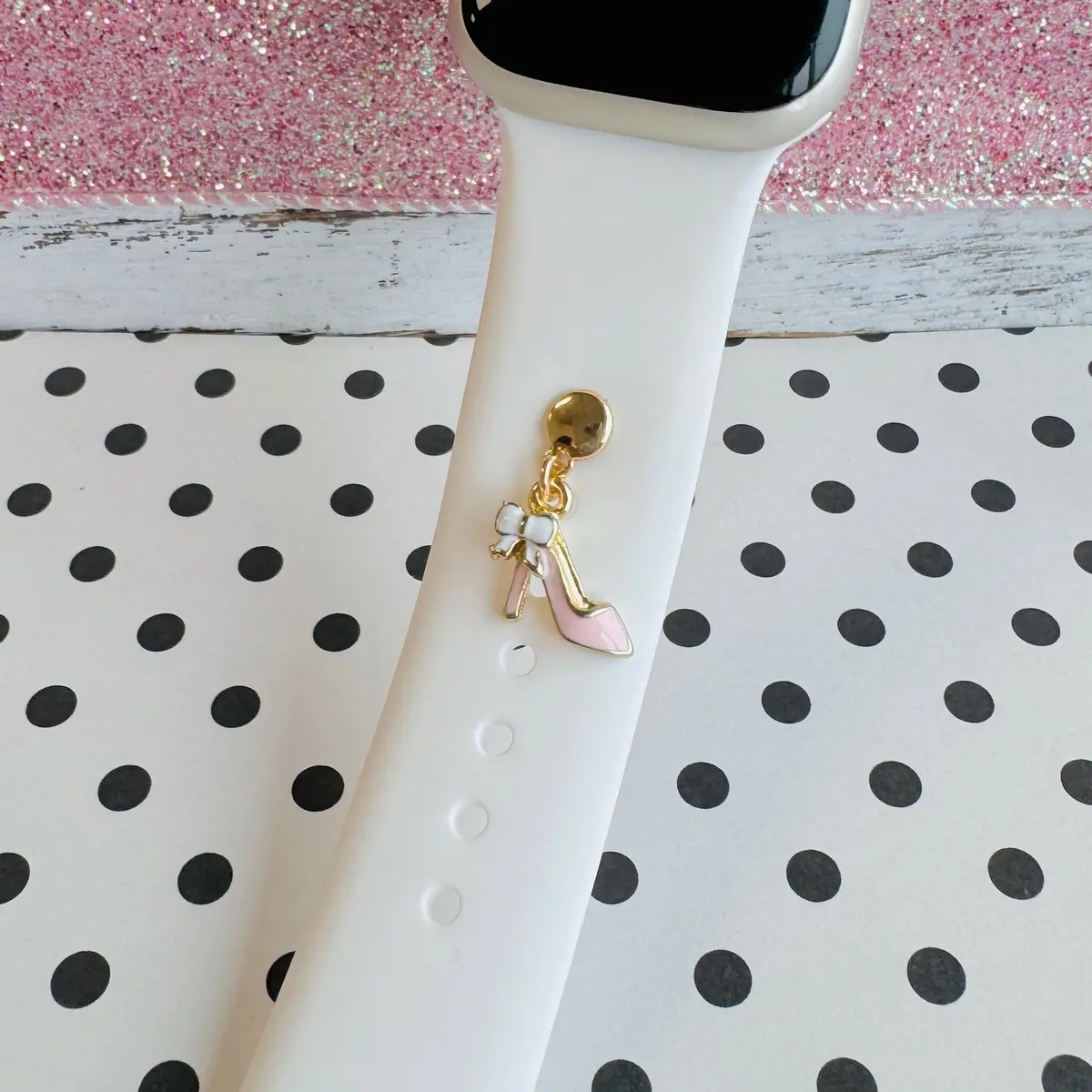 Band Charms 1Pc. Posh Bow Pump Multiple Colors Available 1