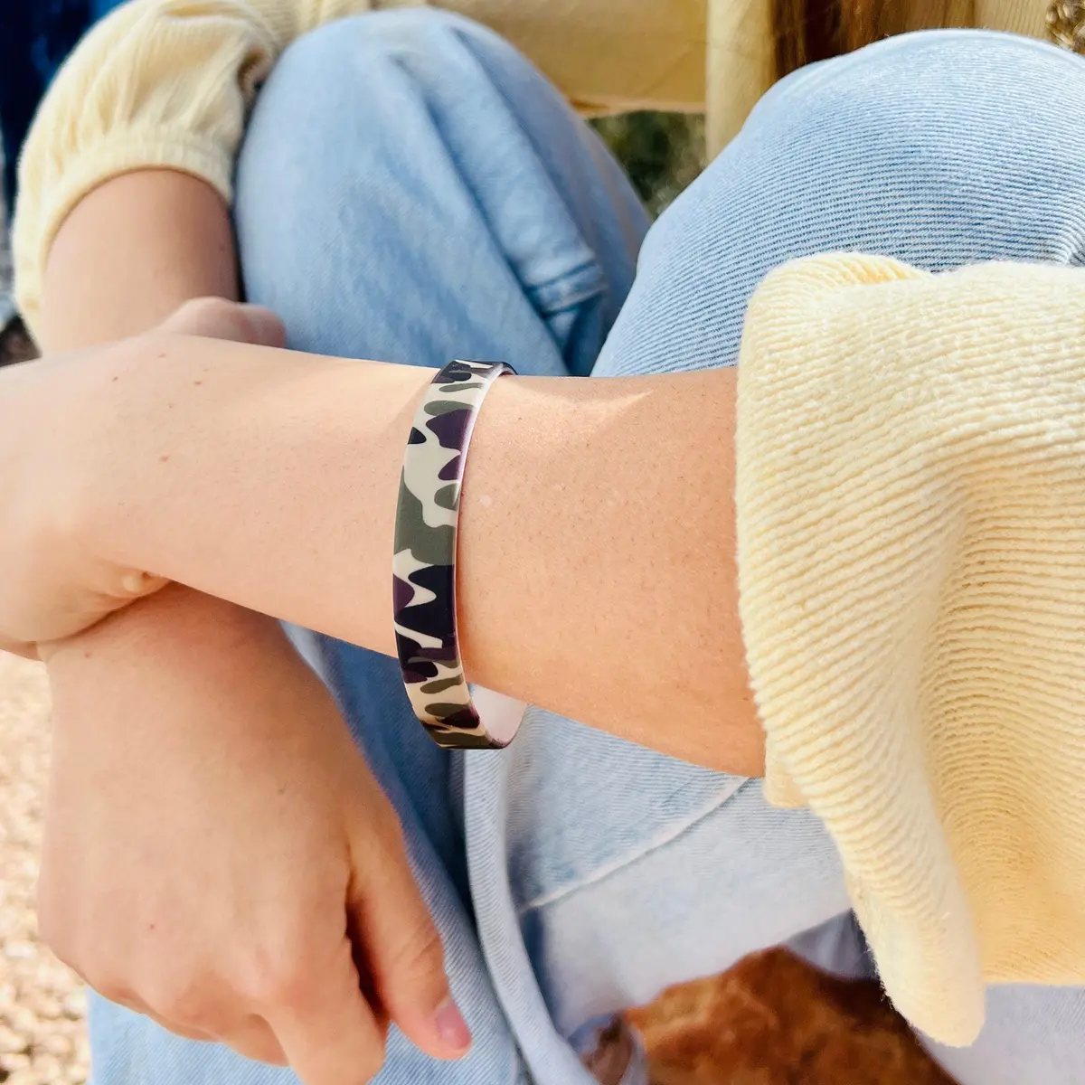 Camouflage Silicone Bracelet Stack 1