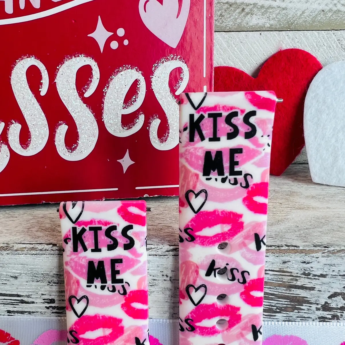 Kiss Me Print Silicone Band For Fitbit Versa 1/2 2