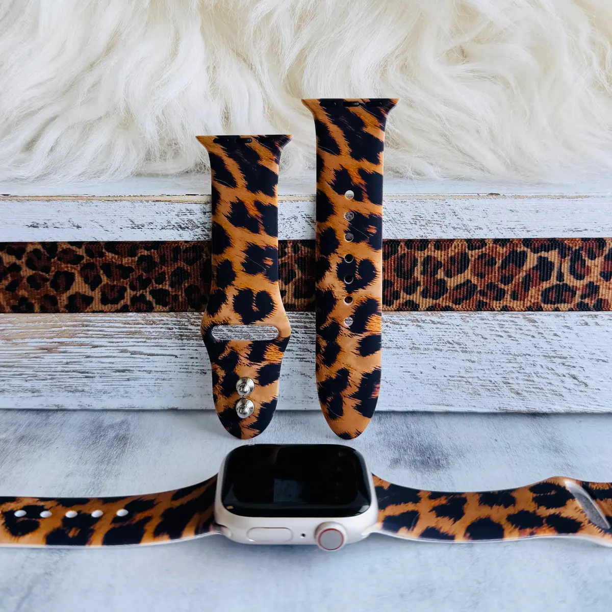 Rawr Mode Print Silicone Band For Apple Watch 1