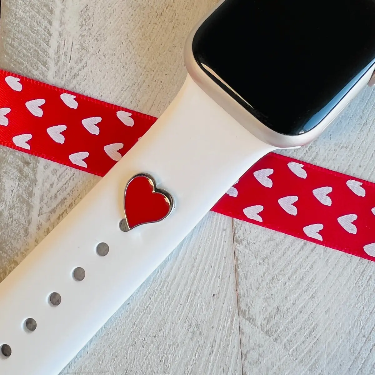 Band Charms 1Pc. Red Hot Heart 1