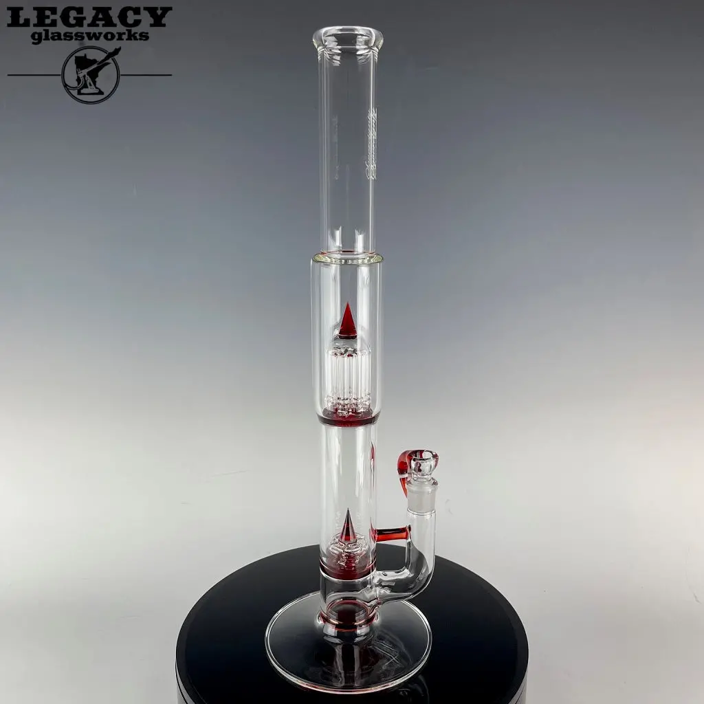 Sovereignty Glass 8 Arm Imperial W/Partial Pomegranate Accents (#7) 1