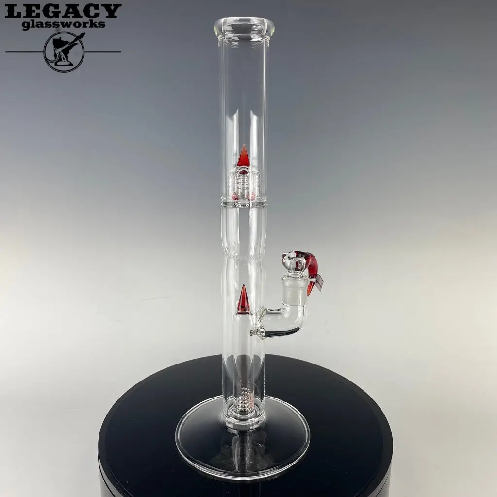 Sovereignty Glass 44X4 Fixed 180 W/ Pomegranate Accents (#11) 1