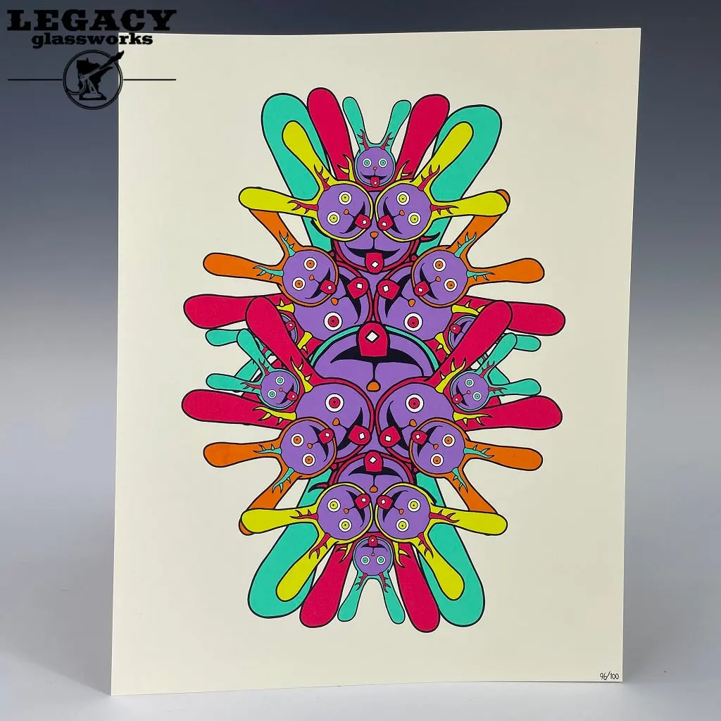 Pyroscopic X Aquariust Screenprint 1