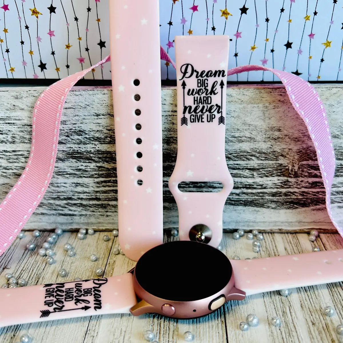 Dream Big Print Silicone Band For Samsung Watch 1