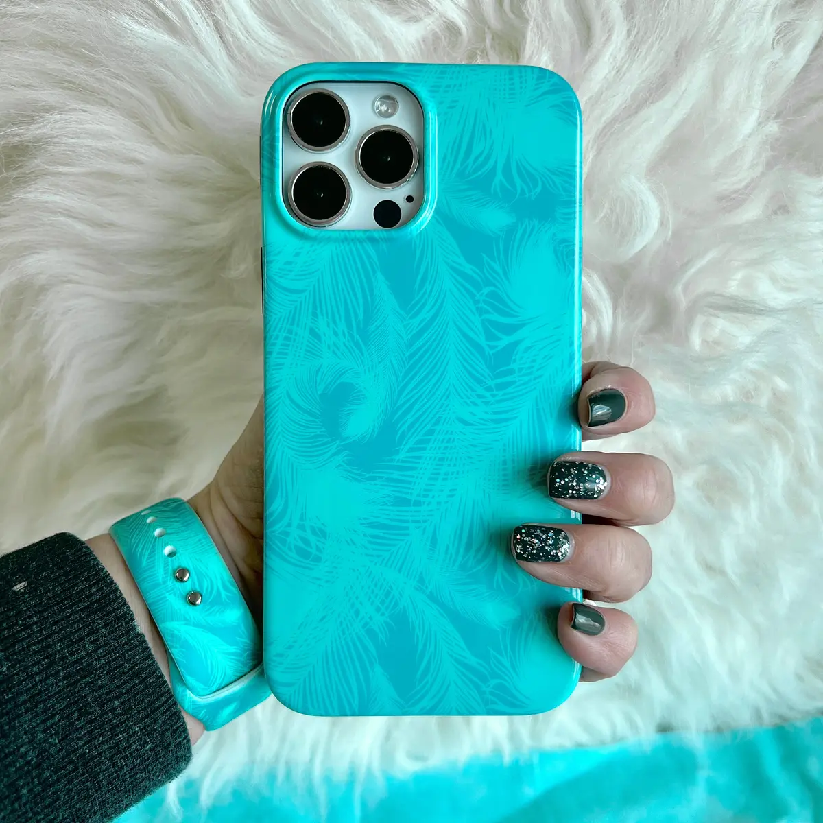 Mystical Feather Phone Case For Iphone 1