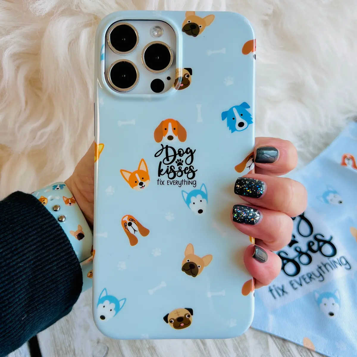 Dog Kisses Phone Case For Iphone 1