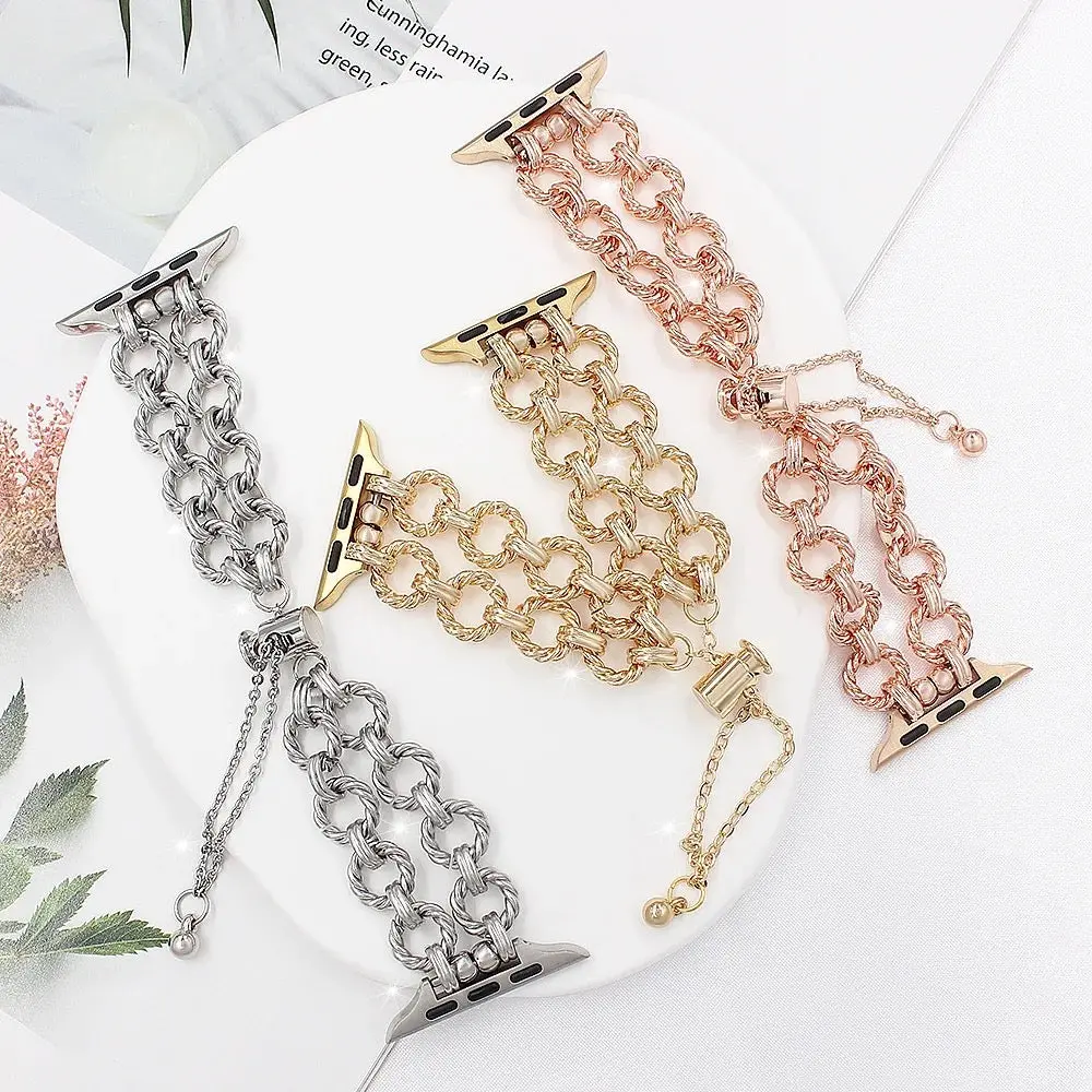Luxelinks Steel Bracelet Band For Apple Watch Multiple Colors Available 1