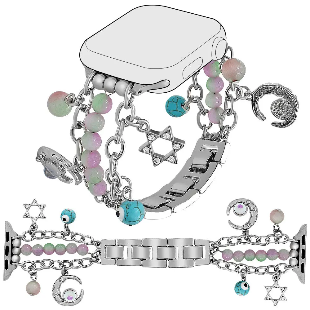 Cosmic Cutie Charm Steel Bracelet Band For Apple Watch 1
