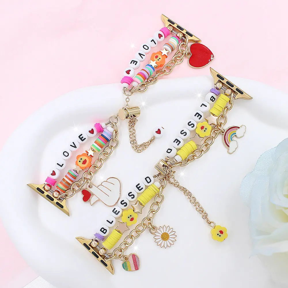 Blissful Beads & Baubles Steel Bracelet Band For Apple Watch Two Styles Available 1