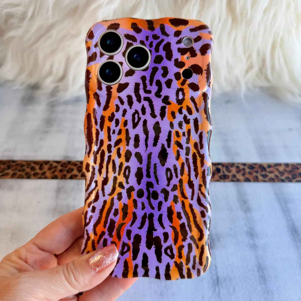 Purr-Ple Haze Wavy Luxe Magsafe Case For Iphone 1