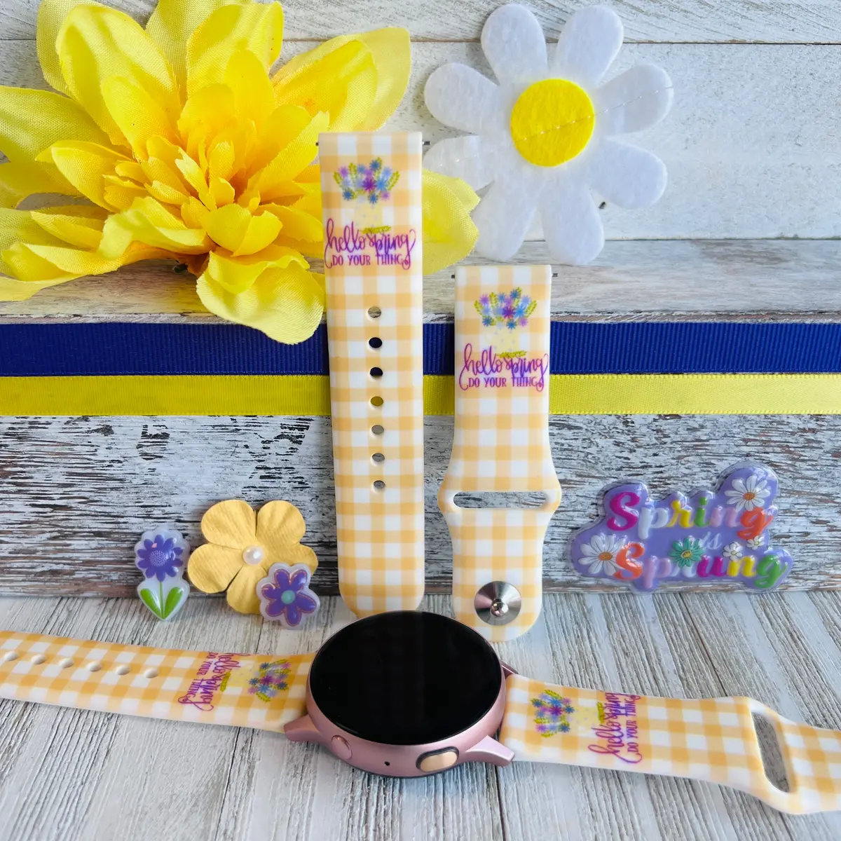 Spring Do Your Thing Print Silicone Band For Samsung Watch 1