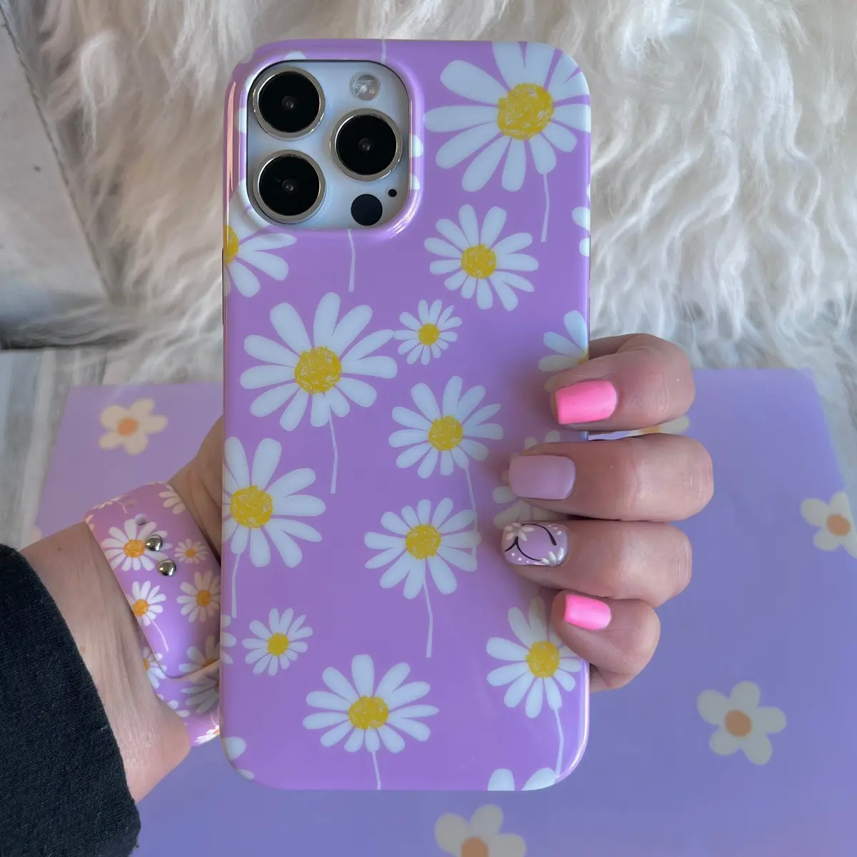 Lavender Spring Daisies Phone Case For Iphone 1
