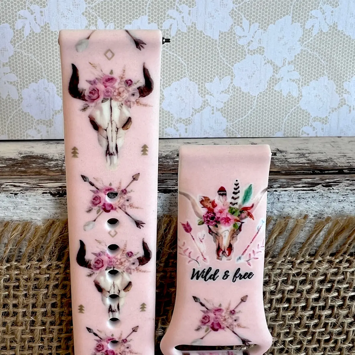 Wild & Free Print Silicone Band For Samsung Watch 2