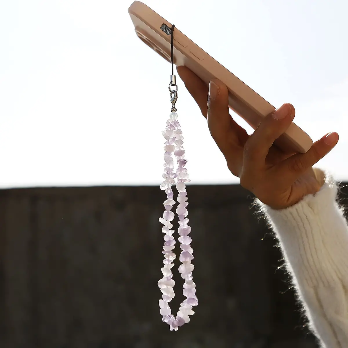 Gemstone Fancy Phone Charm Multiple Colors Available 1