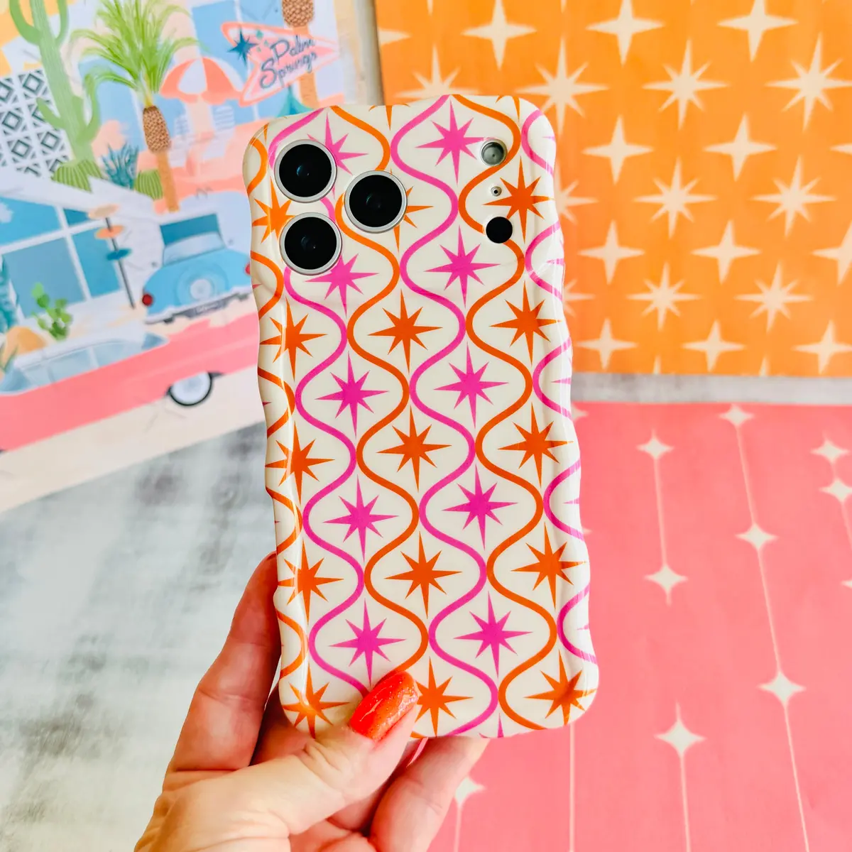 Desert Starburst Wavy Luxe Magsafe Case For Iphone 1