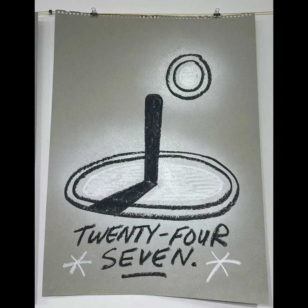 Impeach "Twenty Four Seven" Paper Sketch 1