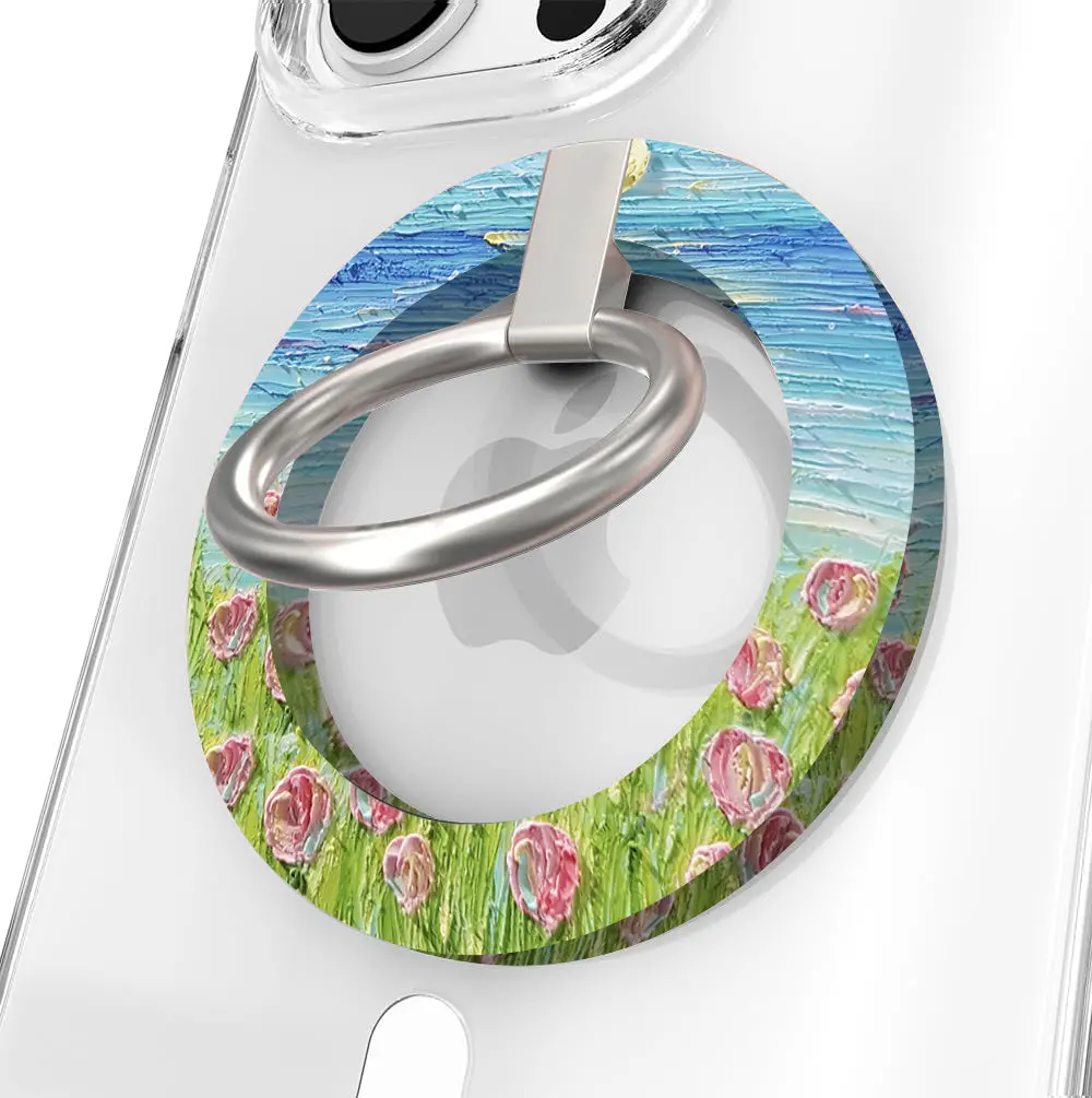 Coastal Bloom Hold It Fancy Magsafe Grip Ring 1