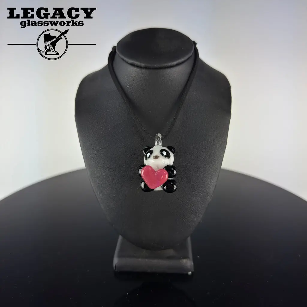Renee Patula Panda W/ Heart Pendant 1