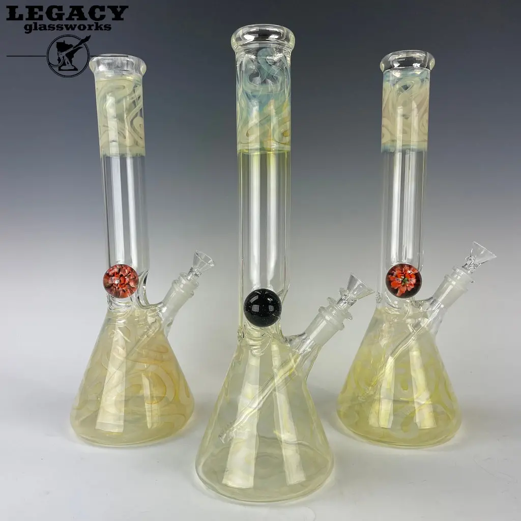Gamboni 14 Inch Fume Beaker Marble Accent 1