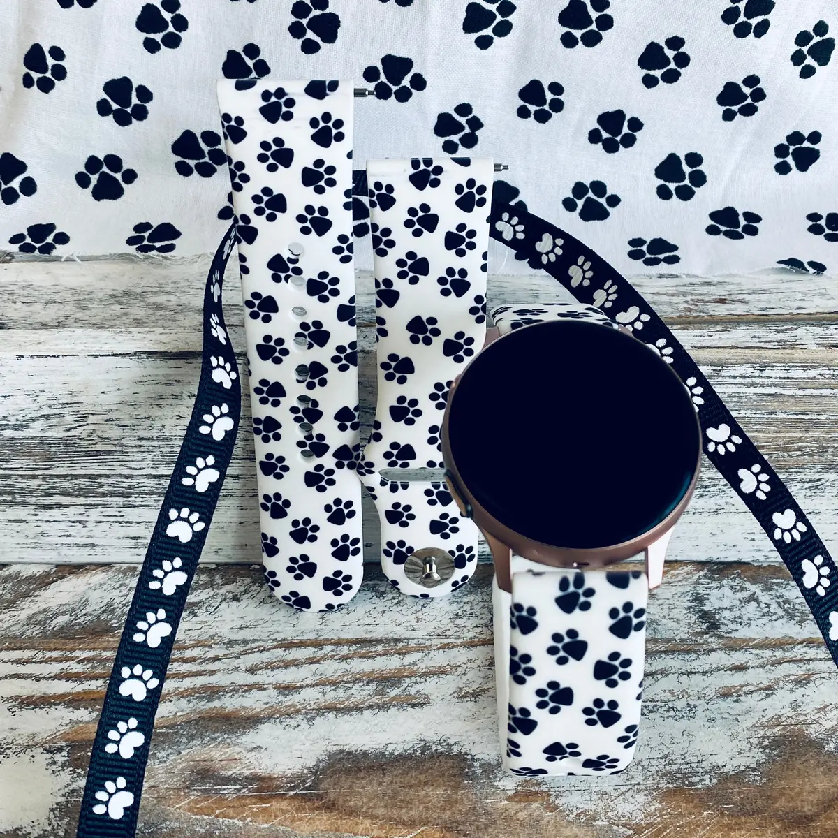 Paw Print Silicone Band For Samsung Watch 1