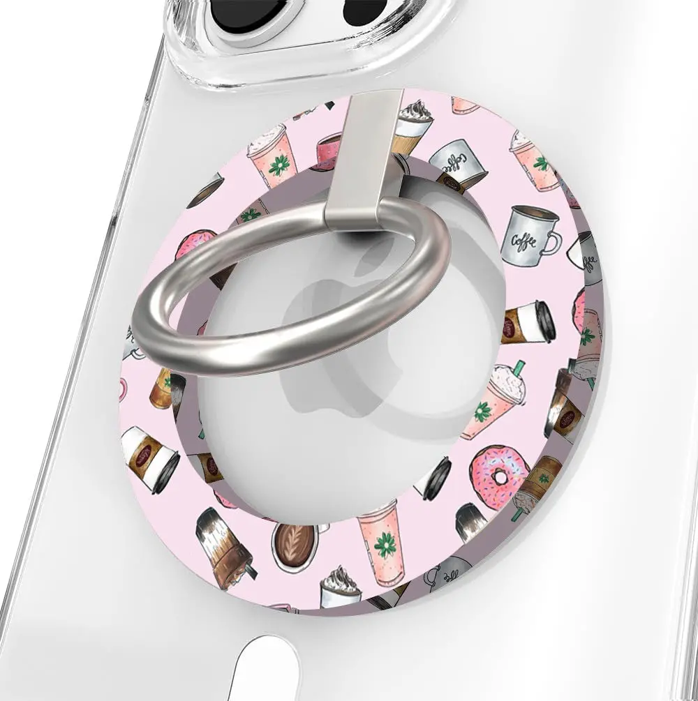 Coffee Before Talkie Hold It Fancy Magsafe Grip Ring 1